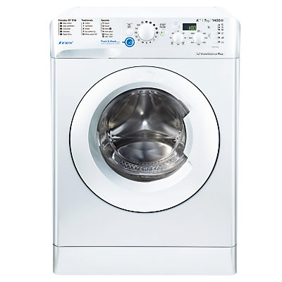 Indesit Innex BWD71453WUK Freestanding Washing Machine 7kg Load, A+++ Energy Rating, 1400rpm, White Indesit Innex BWD71453WUK Freestanding Washing Machine 7kg Load, A+++ Energy Rating, 1400rpm, White